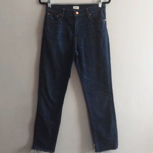 ABLE High Rise Skinny (Dark Wash)